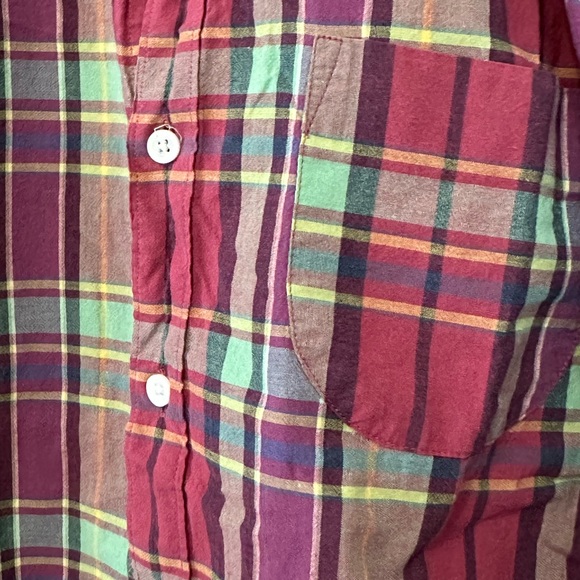J.Crew Plaid Button-down (Large) - Picture 3 of 3